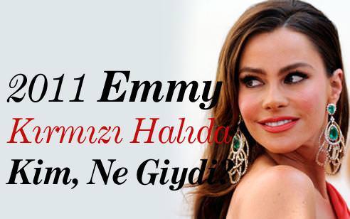 2011 Emmy kırmızı halıda kim, ne giydi?