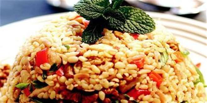 Tavuklu bulgur pilavı