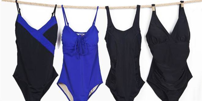 Kim demiş mayo ile göbeğim çıkıyor diye!