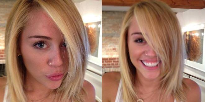 Miley Cyrus sarışın oldu