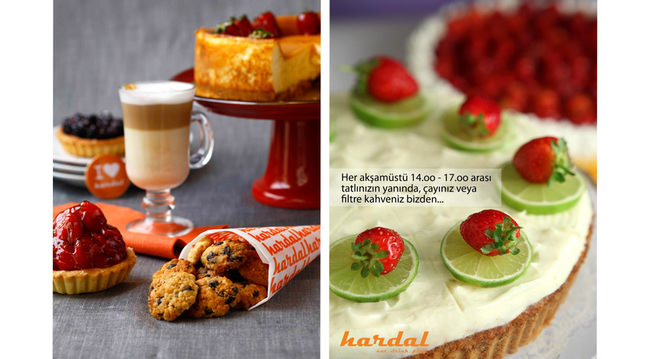 Hardal'da öğlen yemeği sonrası kahve keyfi