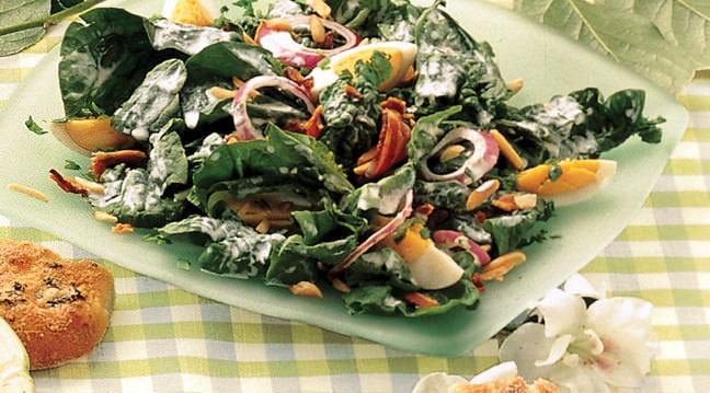 Fevziye’nin ıspanak salatası