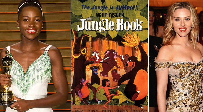 Scarlett ve Lupita, 'Orman Kitabı'nın sesleri olacak