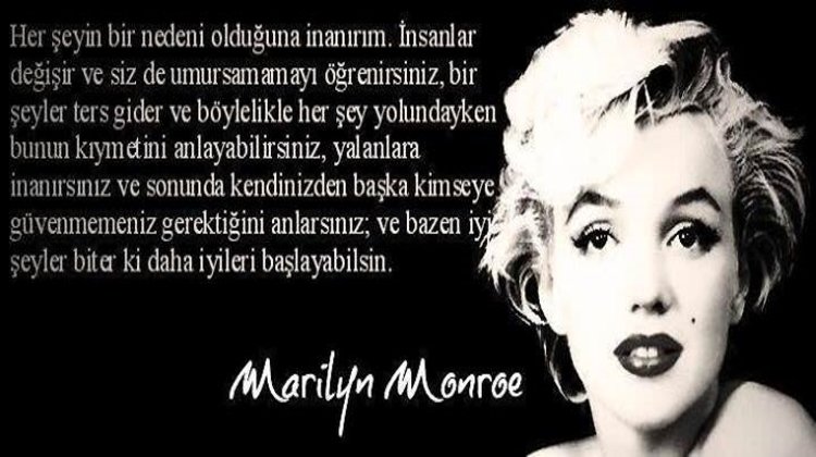 Ünlü Marilyn Monroe sözleri