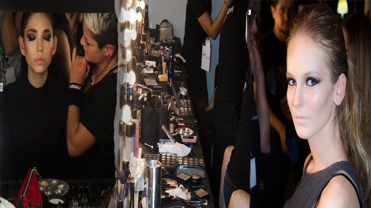 Hakan Akkaya backstage, MBFWI