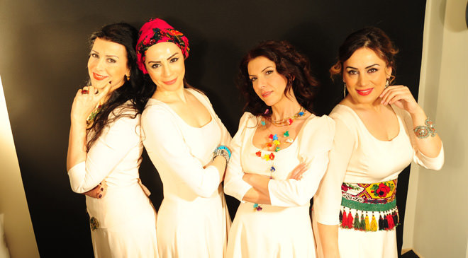 Yedi Cihan Kadınları sahnede...