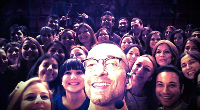 Yunus Günçe 'Kansersiz Yaşam' için sahnedeydi