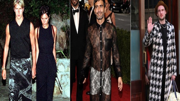 Kadın gardırobundan giyinen erkekler! 