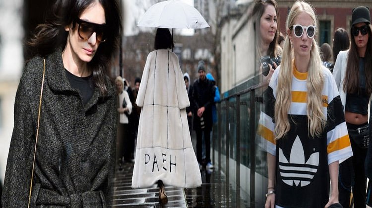 Sokak stili 2015-16 Sonbahar/Kış, Londra Moda Haftası