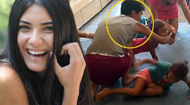 Tuba Büyüküstün'ün saçları 3 numara