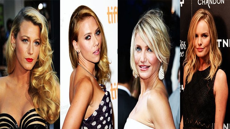 En güzel 10 sarışın ünlü