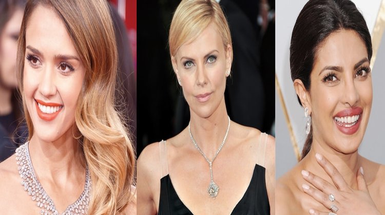 Pahalı mücevherler takan ünlüler