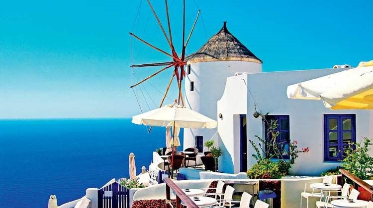 Romantik tatil: Santorini