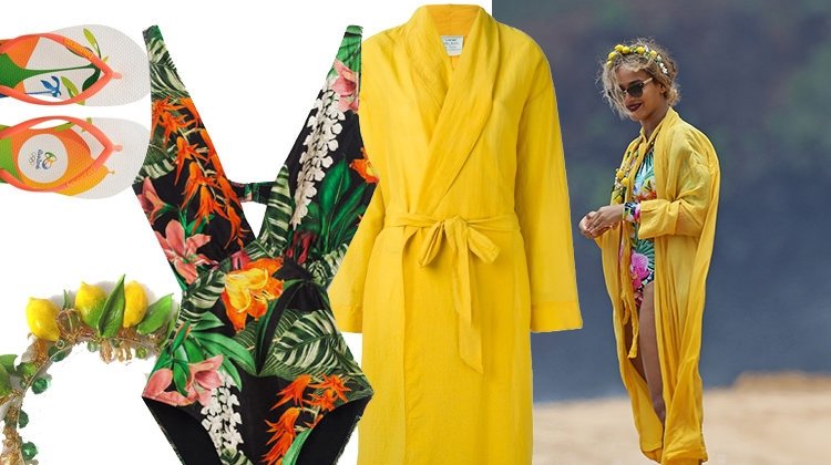 Plajda tropik havalı