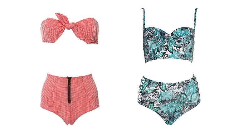 Yüksek bel bikiniler