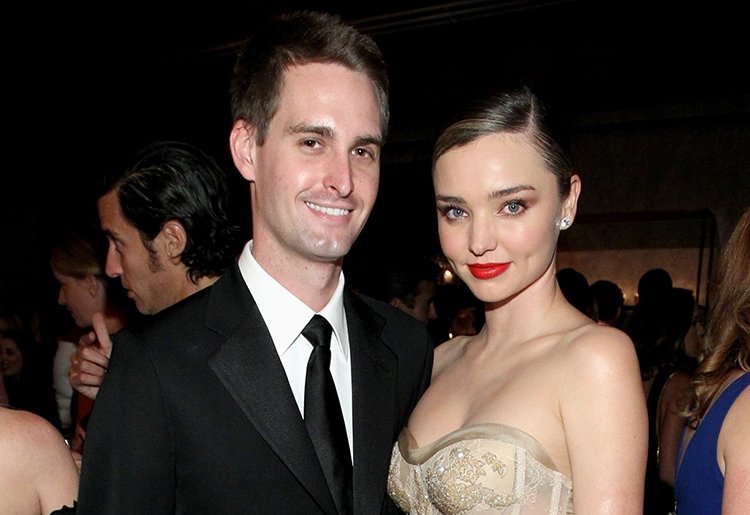 Miranda Kerr ile Evan Spiegel evlendi