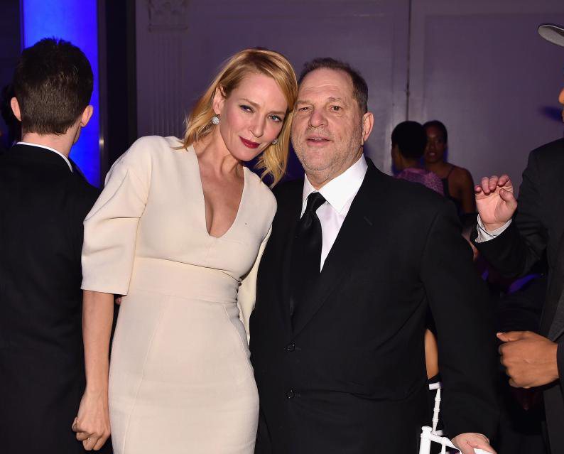 Uma Thurman Weinstein'a sert çıktı