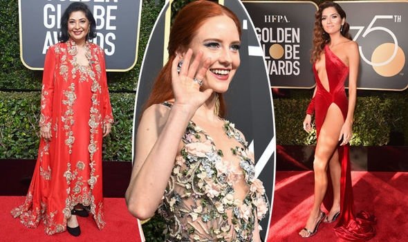 Altın Küre'de siyah giymeyenler!