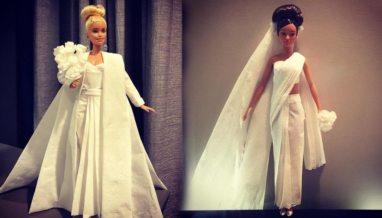Barbie'ler için tuvalet kağıdı modası