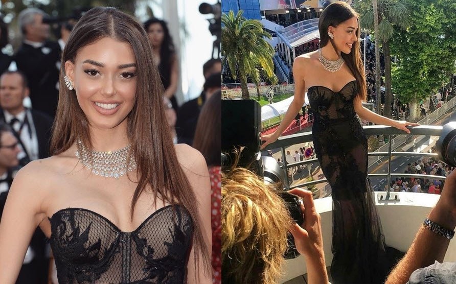 Dilan Çiçek Deniz'in Cannes şıklığı