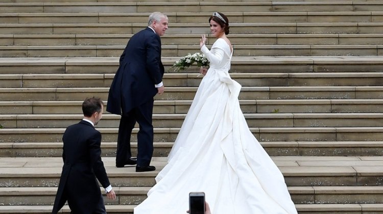 Prenses Eugenie'nin düğününe ünlü akını