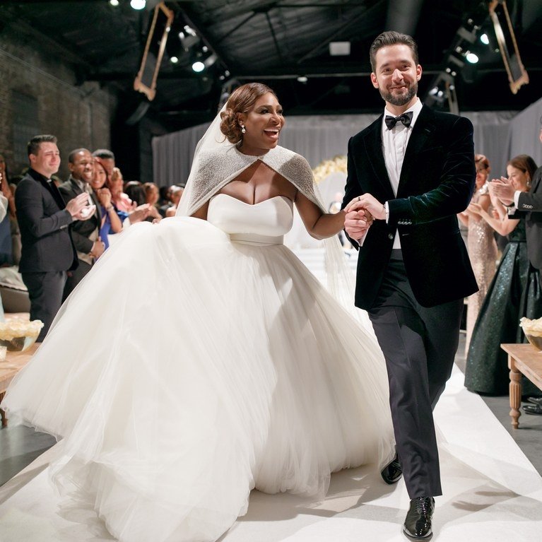 Alexis Ohanian ile Serena Willliams evlilik yıl dönümlerini kutluyor