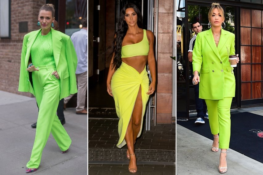 Neon yeşilin çekim alanına girenler!