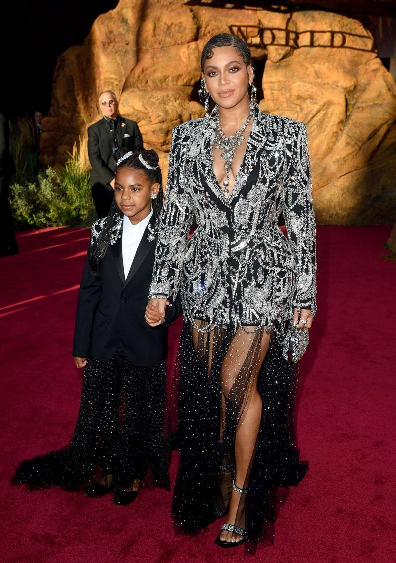 Beyonce ve Blue Ivy'nin stil eşleşmesi