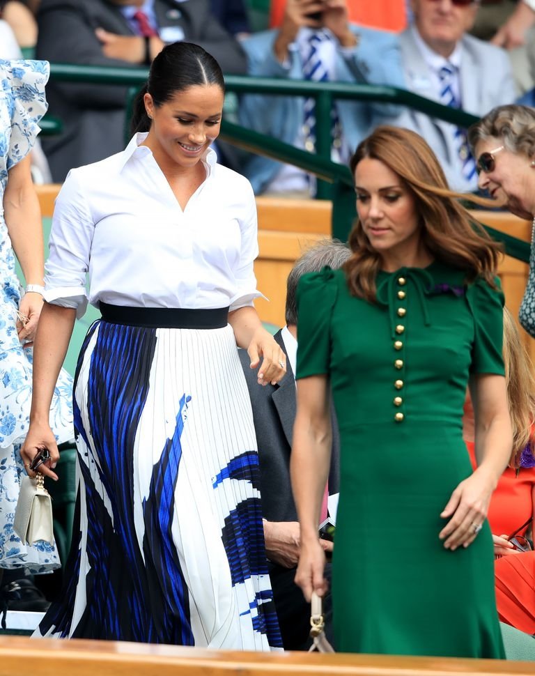 Kate Middleton ile Meghan Markle Wimbledon 2019 finalinde