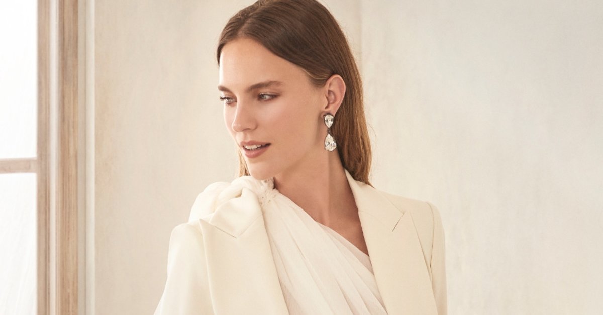 Oscar de la Renta Sonbahar/Kış 2020-21 Gelinlik