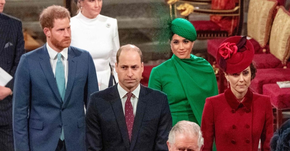 Kraliyet ailesi Commonwealth Day’de soğuk rüzgarlar estirdi!