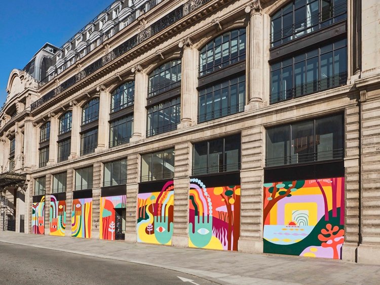 Luckylefhand, Louis Vuitton ofisini renklendirdi