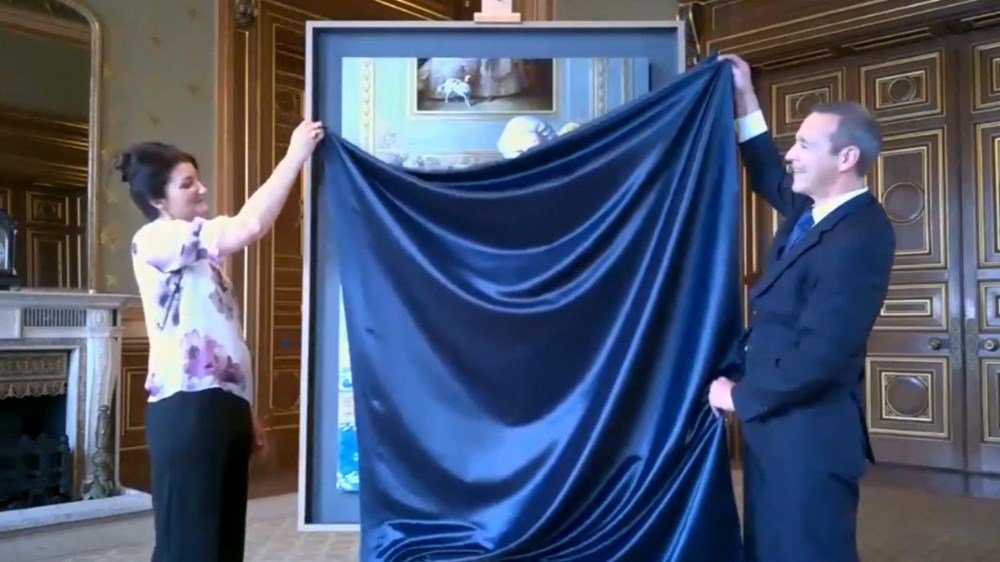 Kraliçe Elizabeth'e özel tablo