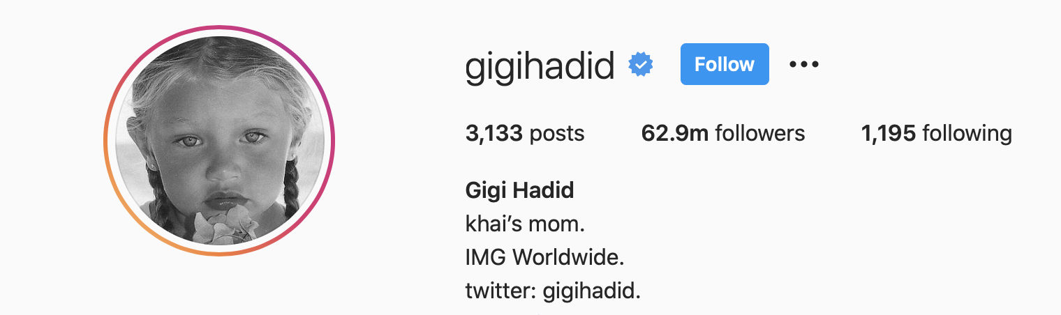 Gigi Hadid, Bebeğinin Sevimli İsmini Açıkladı