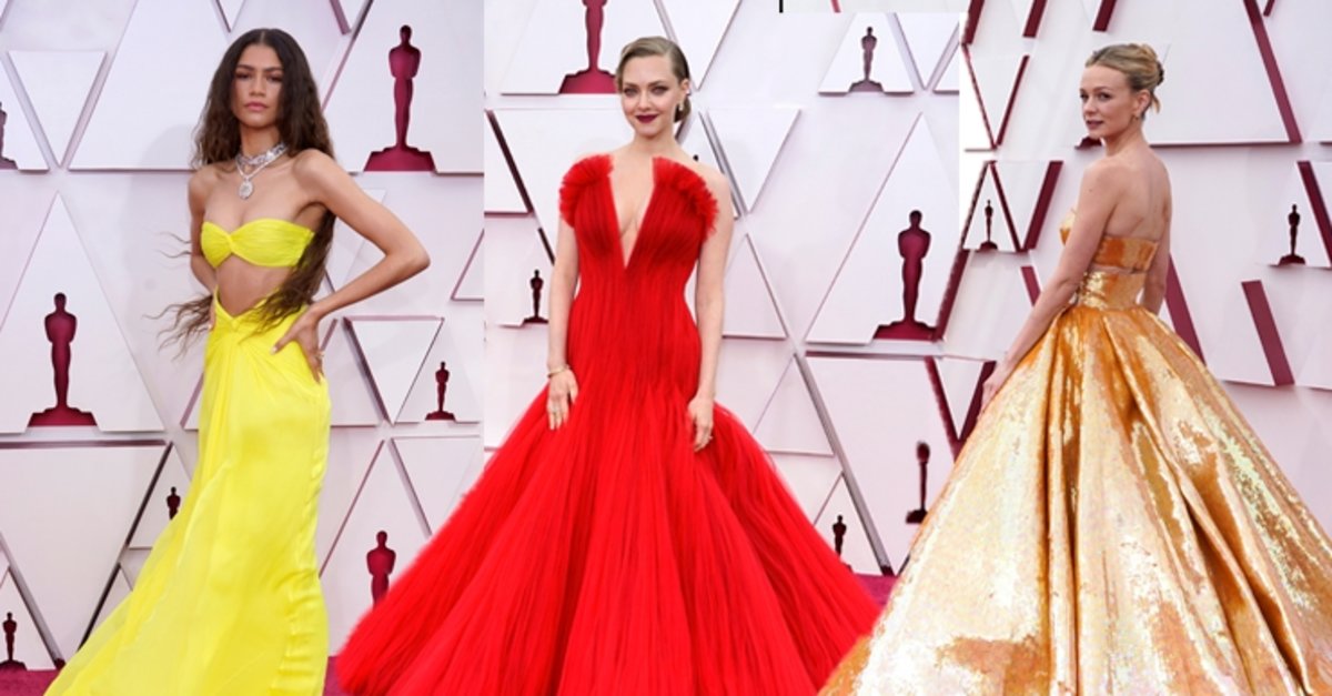 2021 Oscar Kırmızı Halısında Şıklık Yarışı