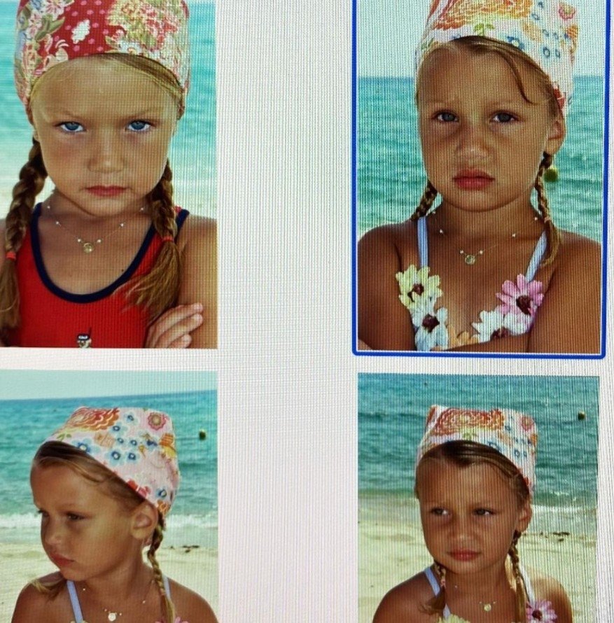 Bella ve Gigi Hadid'in Çocukluk Fotoğrafları Tahmin Edilemeyecek Kadar Sevimli