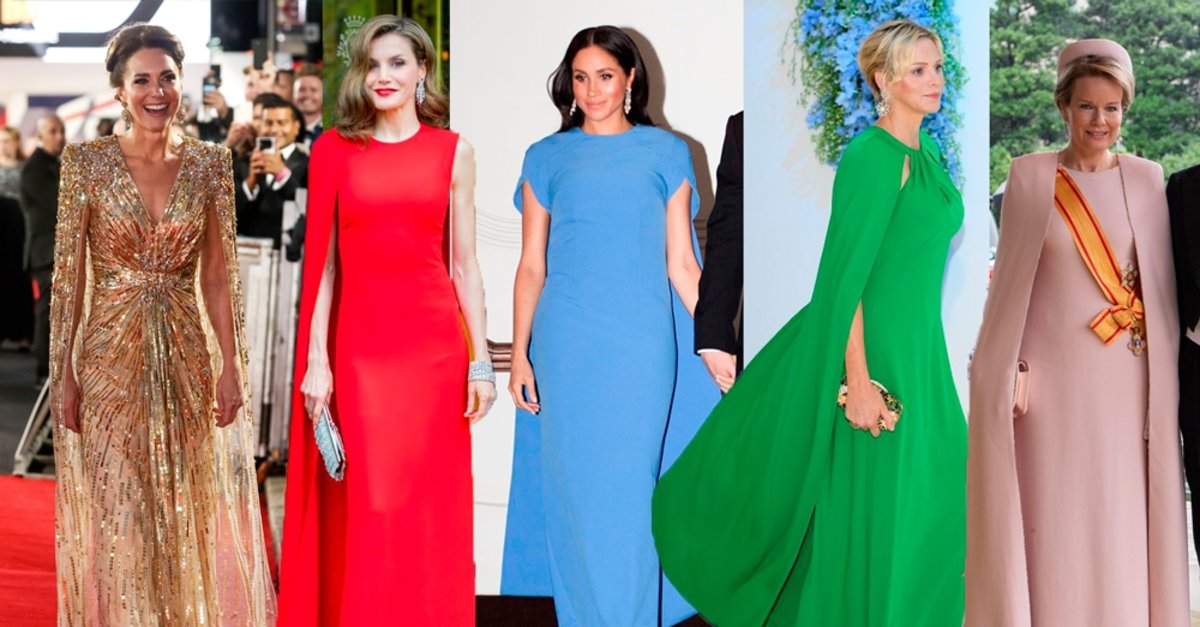 Kraliyet Kadınlarının Giydiği En İyi Pelerin Elbiseler