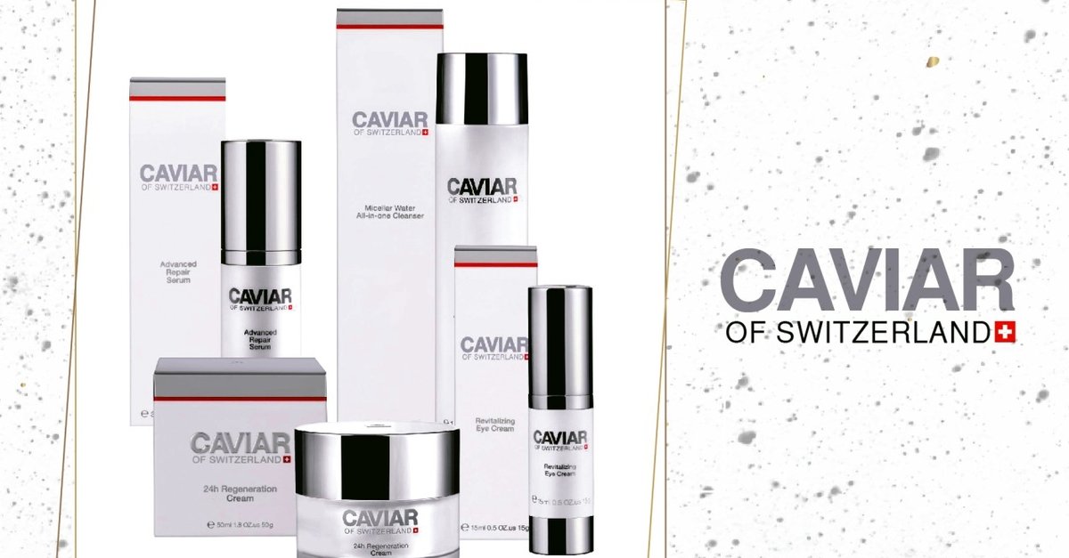 “CAVIAR OF SWITZERLAND” YAŞLANMA KARŞITI GÜZELLİK ÜRÜNLERİ SERİSİ