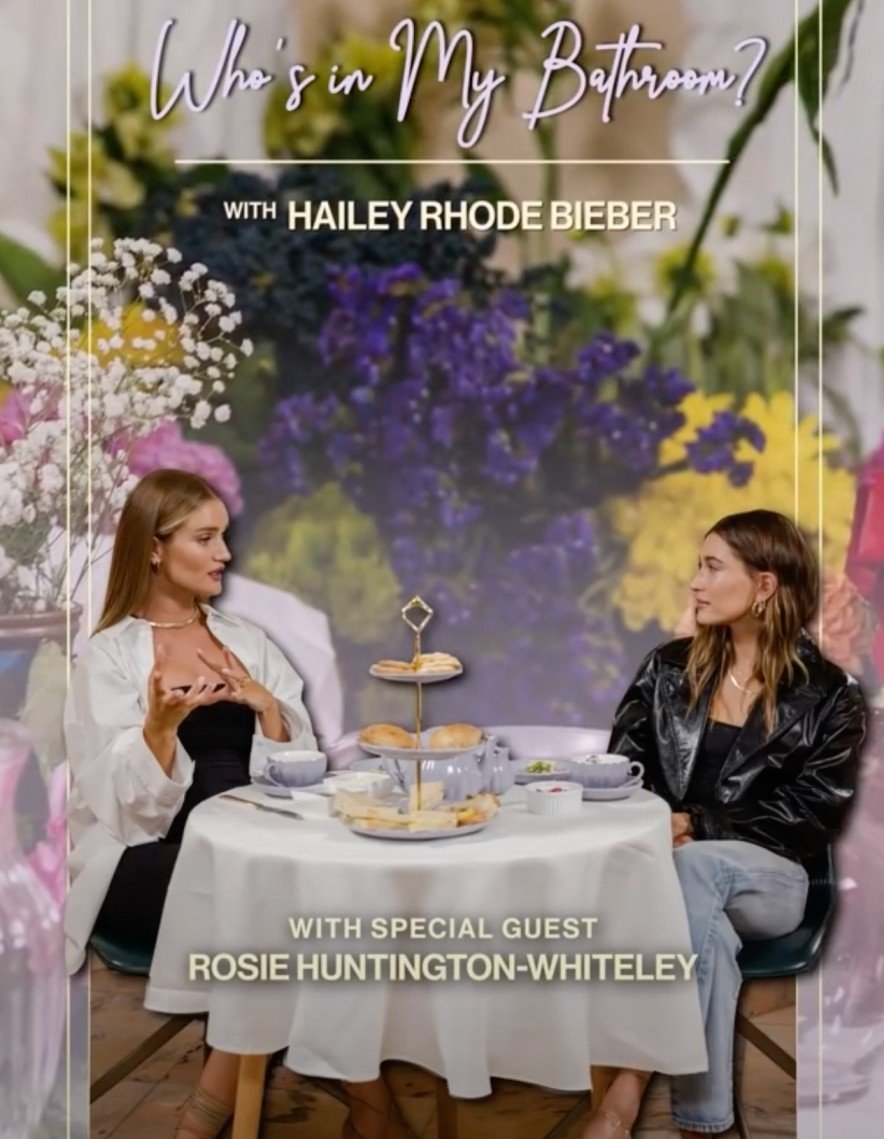 Hailey Bieber, Rosie Huntington-Whiteley'den Annelik Tavsiyesi İstedi