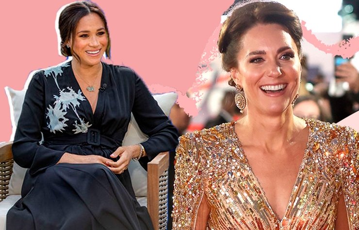 2021'de Kate Middleton ile Meghan Markle Arasında Moda Yarışı