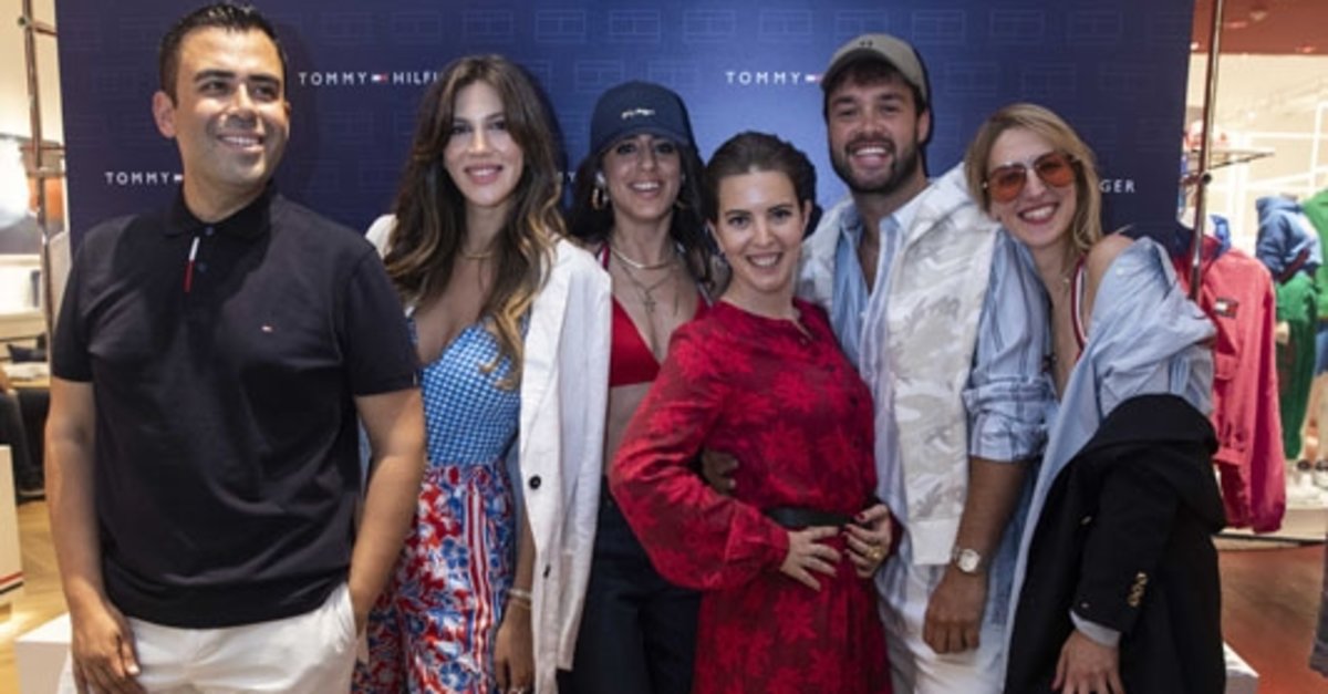 Tommy Hilfiger konsept mağazasının açılış partisinde buluştular