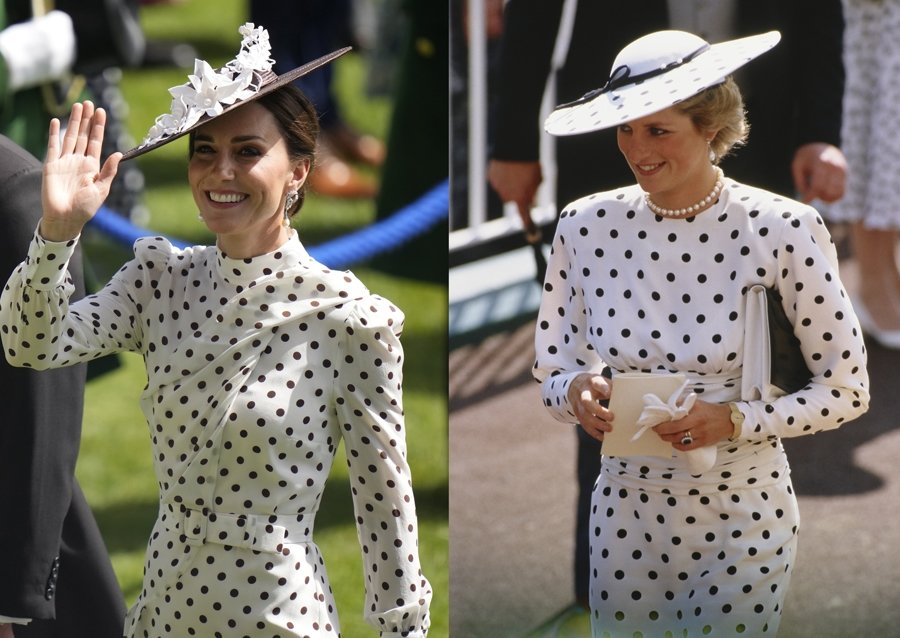 Kate Middleton 2022 Royal Ascot'ta Prenses Diana'dan İlham Alıyor
