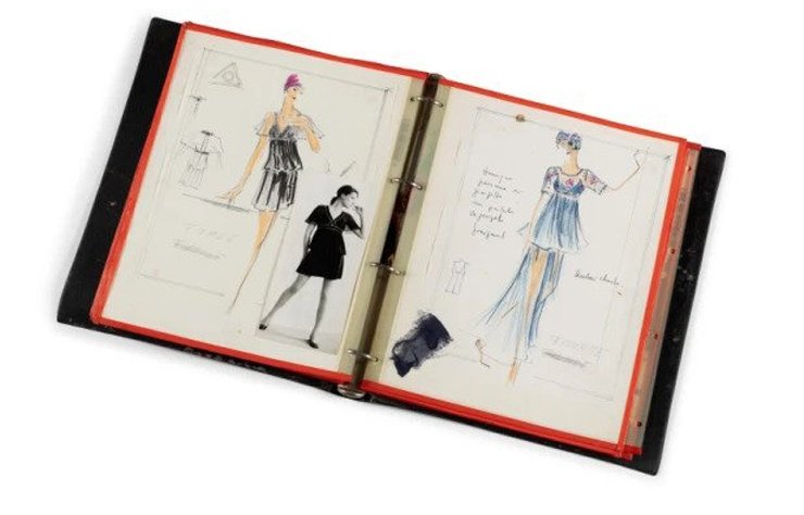 Karl Lagerfeld'in Tasarım Eskizleri Müzayedeye Çıkıyor