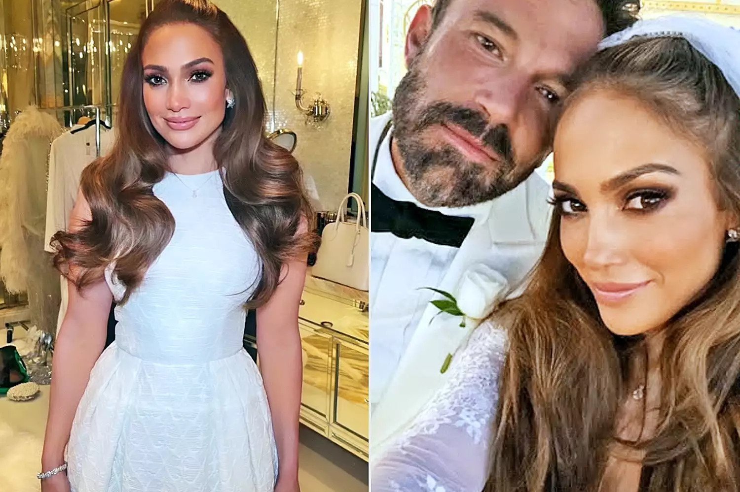 Jennifer Lopez 2 Farklı Gelinlik Giydi