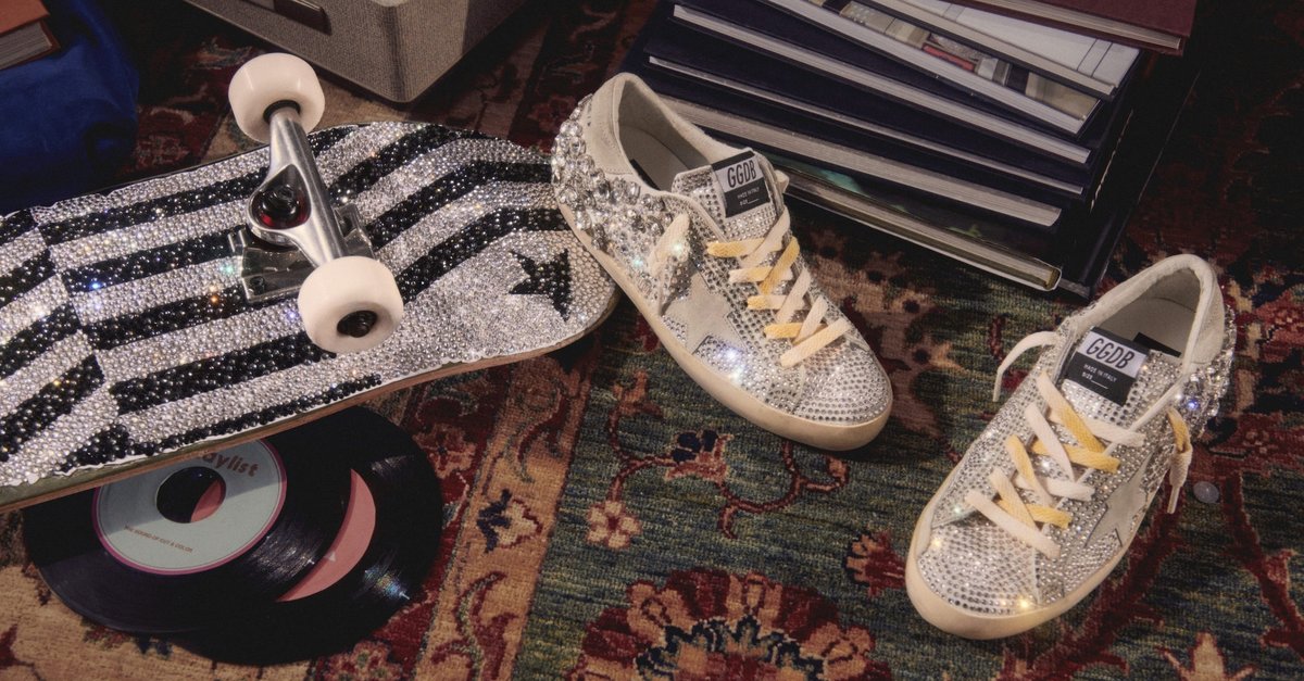 Golden Goose Ve Swarovski Bir Arada