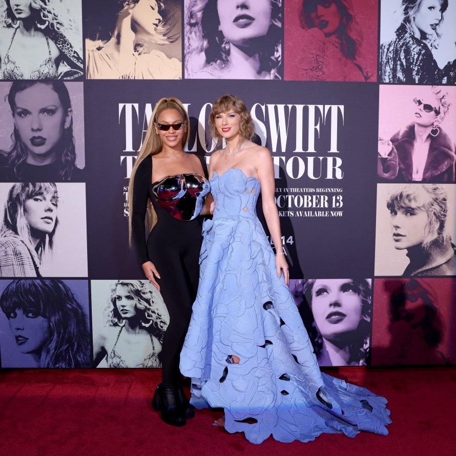 Beyoncé, Taylor Swift'in  'Eras Tour' Film Galasına Katıldı